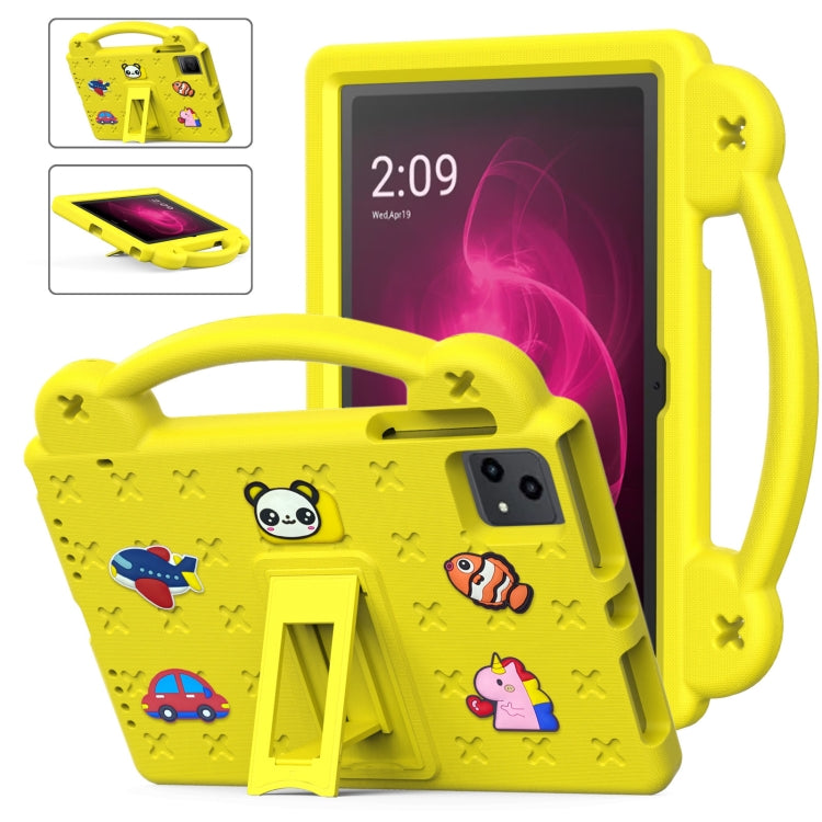 For T-Iobile REVVL Tab 10.36 2023 Handle Kickstand Children EVA Shockproof Tablet Case(Yellow) - Others by PMC TechLife | Online Shopping South Africa | PMC TechLife | Buy Now Pay Later Mobicred