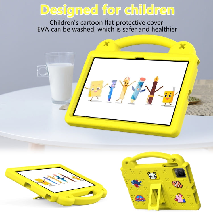 For T-Iobile REVVL Tab 10.36 2023 Handle Kickstand Children EVA Shockproof Tablet Case(Yellow) - Others by PMC TechLife | Online Shopping South Africa | PMC TechLife | Buy Now Pay Later Mobicred