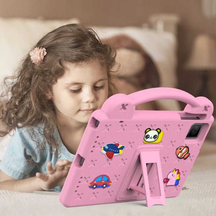 For Blackview Oscal Pad 15 2023 / Tab 11 Handle Kickstand Children EVA Shockproof Tablet Case(Pink) - free shipping - PMC TechLife - Order now!