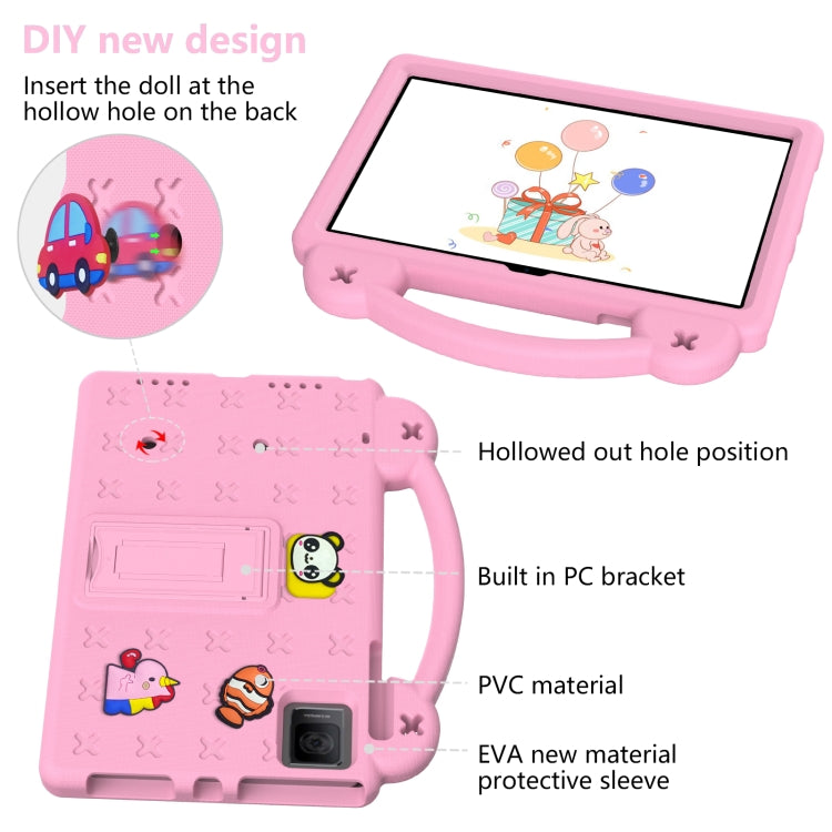 For Blackview Oscal Pad 15 2023 / Tab 11 Handle Kickstand Children EVA Shockproof Tablet Case(Pink) - free shipping - PMC TechLife - Order now!