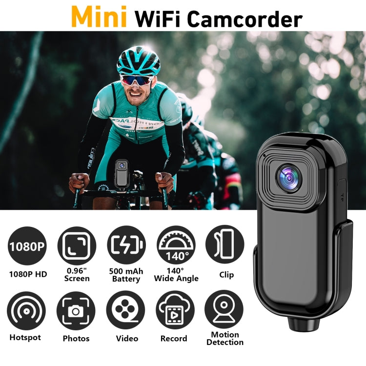 L11 Action Cam Sport DV Video Recording Pocket Camera 0.96 inch 1080P Mini Camera(Black) - Video Cameras by PMC TechLife | Online Shopping South Africa | PMC TechLife | Buy Now Pay Later Mobicred