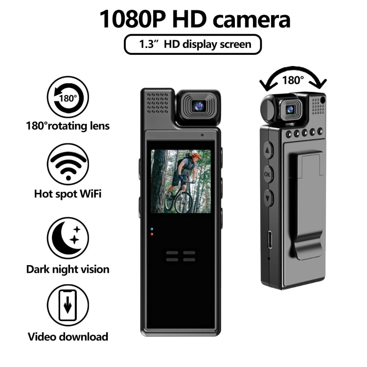 L9 WiFi HD Night Vision Camera Outdoor Sports Conference Video Recording Camera - Video Cameras by PMC TechLife | Online Shopping South Africa | PMC TechLife | Buy Now Pay Later Mobicred