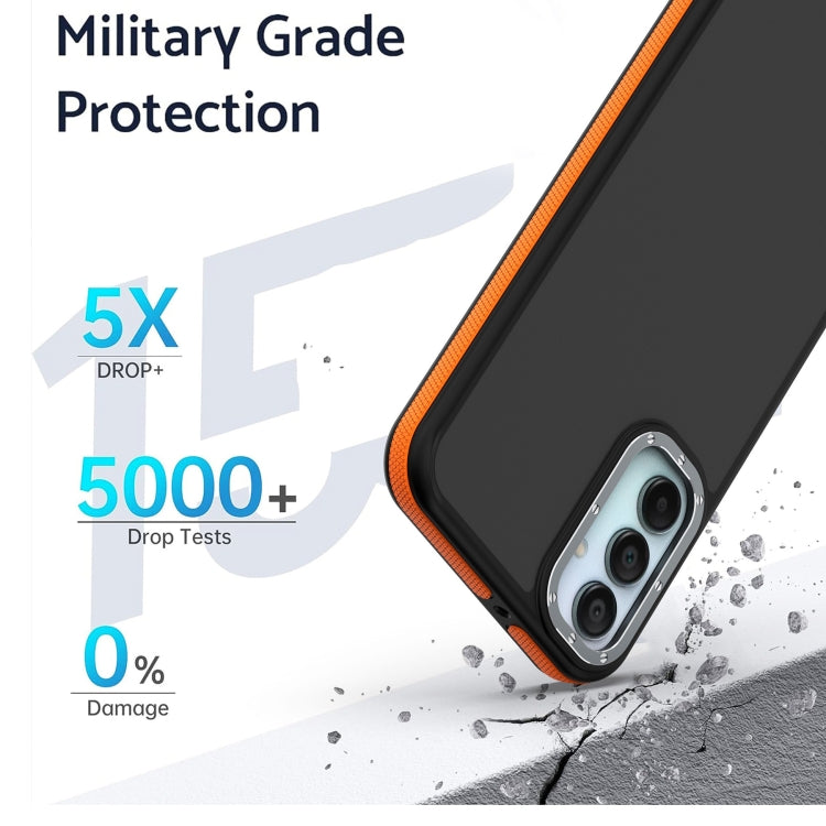 For Samsung Galaxy A35 5G Dual-Color Shockproof TPU Phone Case(Grey) - Galaxy Phone Cases by PMC TechLife | Online Shopping South Africa | PMC TechLife