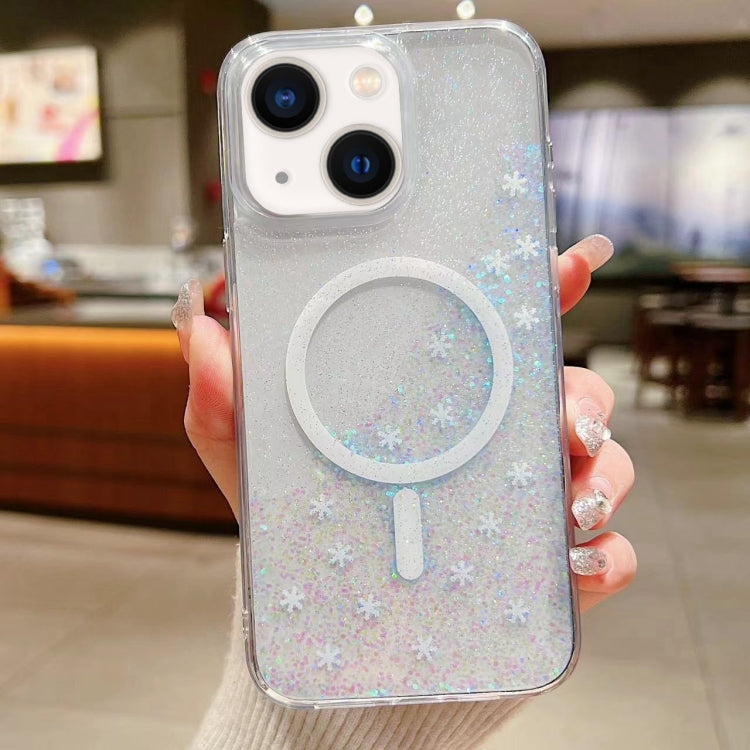 For iPhone 13 Explosive Flash Gradient MagSafe TPU Phone Case(Cold Pink) - iPhone 13 Cases by PMC TechLife | Online Shopping South Africa | PMC TechLife