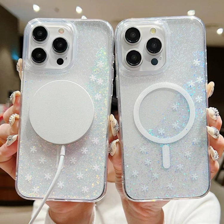 For iPhone 14 Pro Max Explosive Flash Gradient MagSafe TPU Phone Case(Cold Blue) - iPhone 14 Pro Max Cases by PMC TechLife | Online Shopping South Africa | PMC TechLife