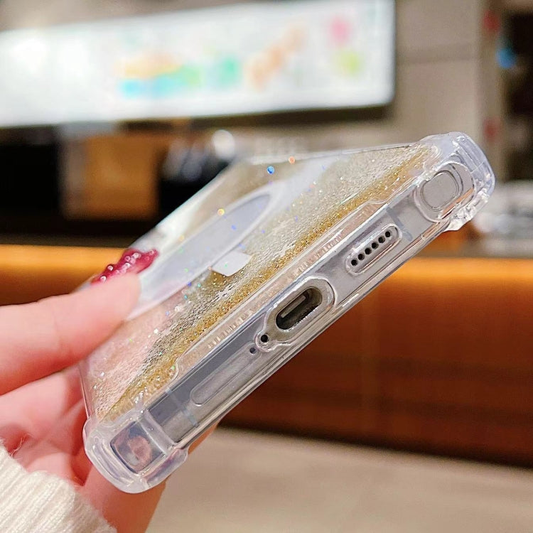 For Samsung Galaxy S23+ 5G Explosive Flash Gradient MagSafe TPU Phone Case(Cold Pink) - Galaxy S23+ 5G Cases by PMC TechLife | Online Shopping South Africa | PMC TechLife