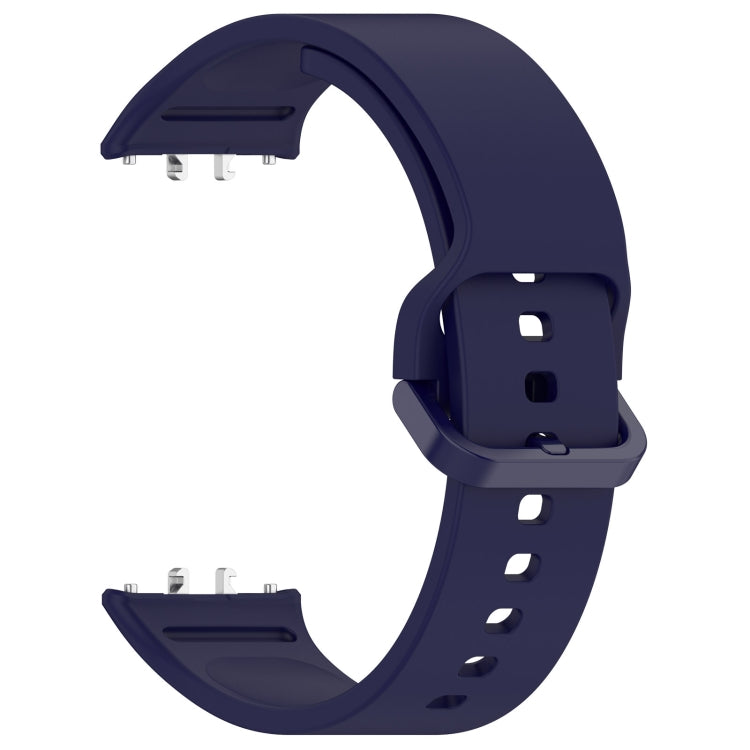 For Samsung Galaxy Fit 3 Solid Color Colorful Buckle Silicone Watch Band(Dark Blue) - Watch Bands by PMC TechLife | Online Shopping South Africa | PMC TechLife