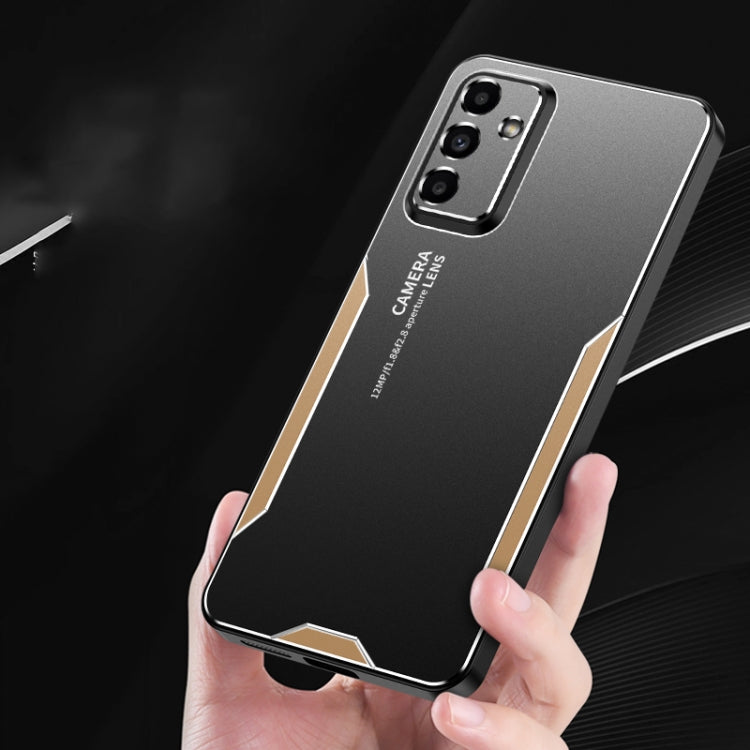 For Samsung Galaxy A55 5G Blade Series TPU Hybrid Metal Phone Case(Silver) - Galaxy Phone Cases by PMC TechLife | Online Shopping South Africa | PMC TechLife