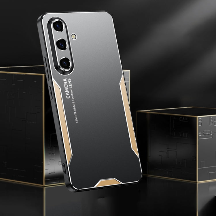 For Samsung Galaxy S24 5G Blade Series TPU Hybrid Metal Phone Case(Red) - Galaxy S24 5G Cases by PMC TechLife | Online Shopping South Africa | PMC TechLife