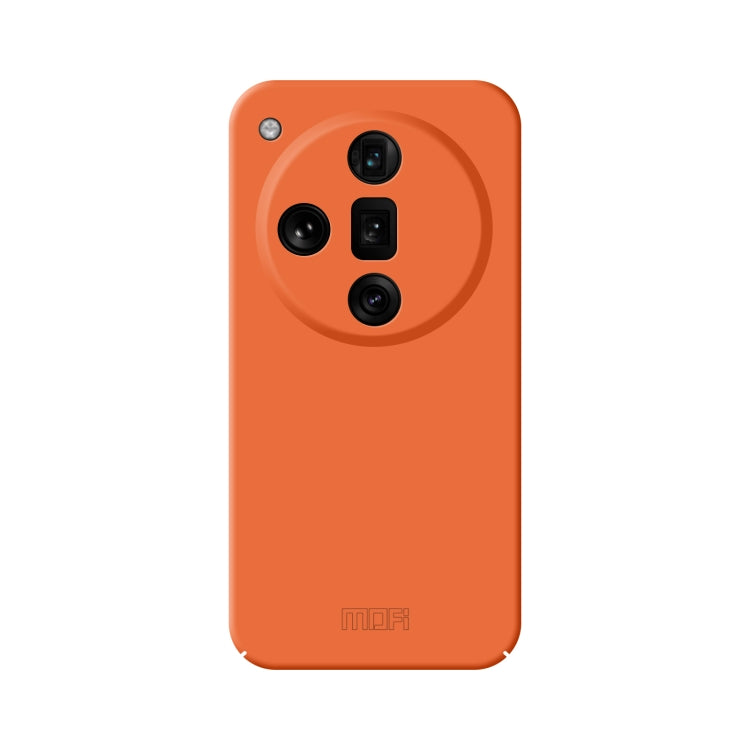 For OPPO Find X7 Ultra MOFI Qin Series Skin Feel All-inclusive PC Phone Case(Orange) - Find X7 Ultra Cases by MOFI | Online Shopping South Africa | PMC TechLife