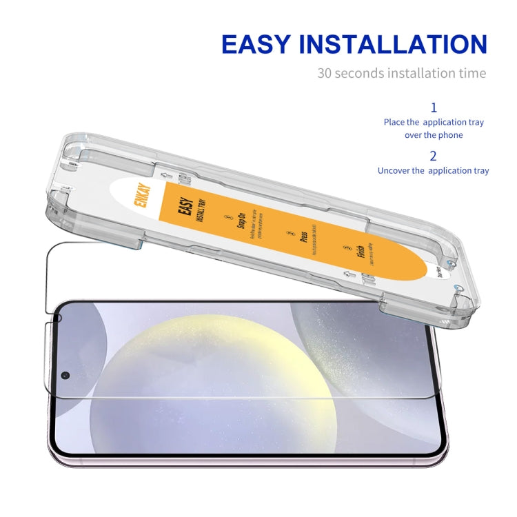 For Samsung Galaxy S24 5G ENKAY Easy Install 0.18mm High Alumina Silicon Full Glass Film, Support Ultrasonic Unlock - free shipping - PMC Jewellery - Order now!