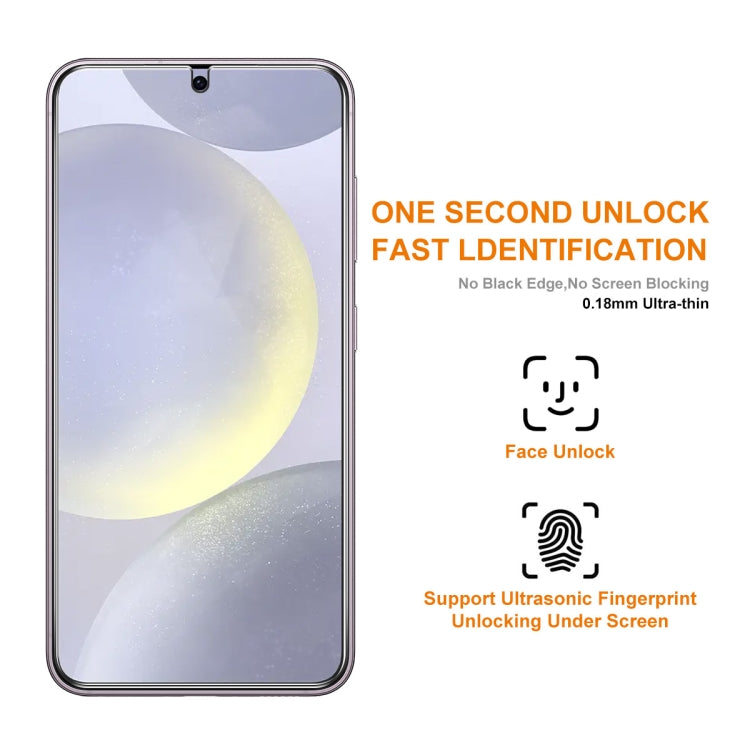 For Samsung Galaxy S24 5G ENKAY Easy Install 0.18mm High Alumina Silicon Full Glass Film, Support Ultrasonic Unlock - free shipping - PMC Jewellery - Order now!