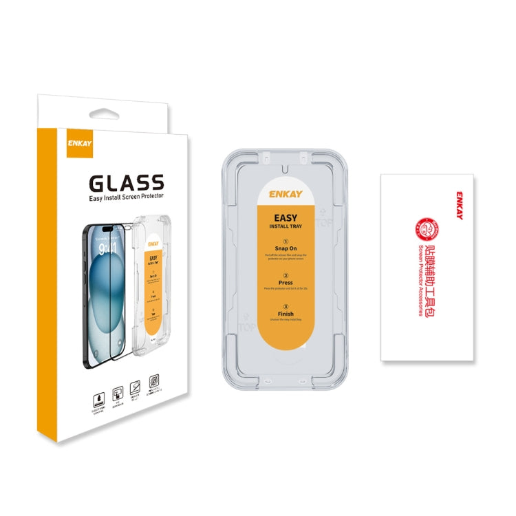 For Samsung Galaxy S24 5G ENKAY Easy Install 0.18mm High Alumina Silicon Full Glass Film, Support Ultrasonic Unlock - free shipping - PMC Jewellery - Order now!