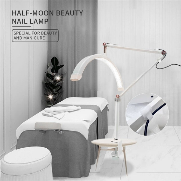 HD-M3X For Eyelash Extensions / Tattoo / Nail Art Lighting Lamp 16 inch Clip-on Half Moon Desk Lamp(AU Plug) - Selfie Light by PMC TechLife | Online Shopping South Africa | PMC TechLife