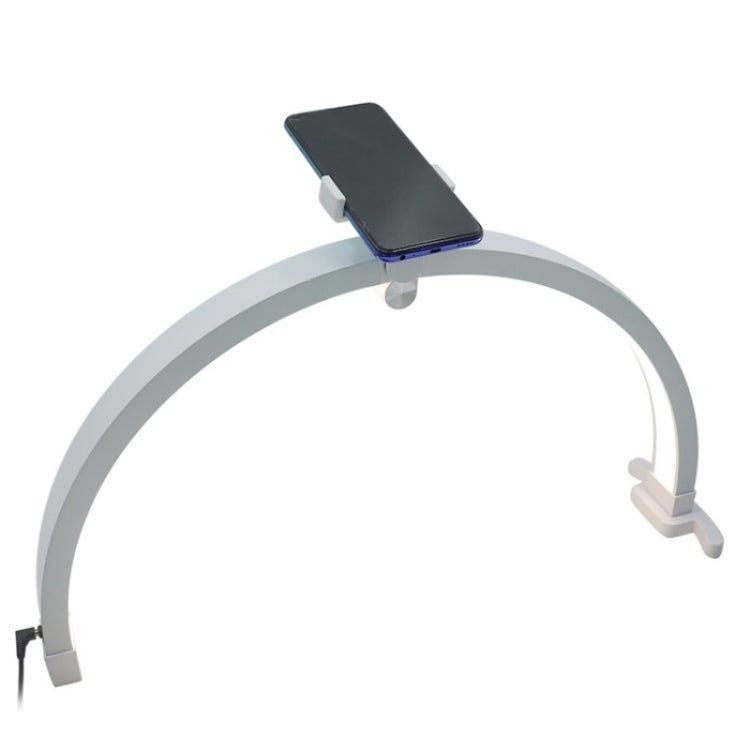 M12X Foldable LED Half Moon Lamp Touch Control Nail Art Lamp, Length: 56cm(UK Plug) - Selfie Light by PMC TechLife | Online Shopping South Africa | PMC TechLife | Buy Now Pay Later Mobicred