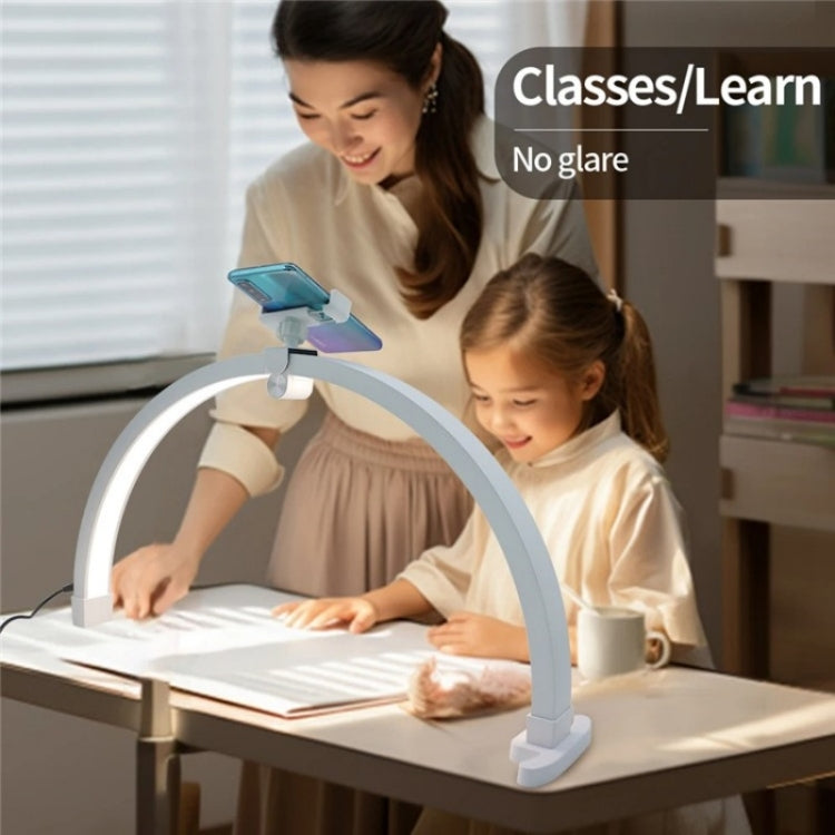M12X Foldable LED Half Moon Lamp Touch Control Nail Art Lamp, Length: 56cm(US Plug) - free shipping - PMC TechLife - Order now!