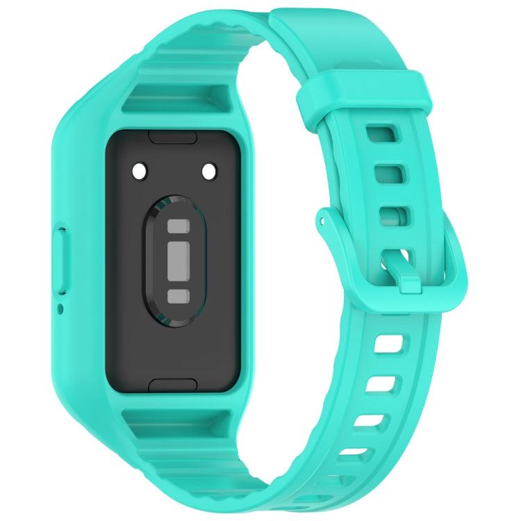 For Samsung Galaxy Fit 3 Integrated TPU Watch Band(Cyan) - free shipping - PMC TechLife - Order now!