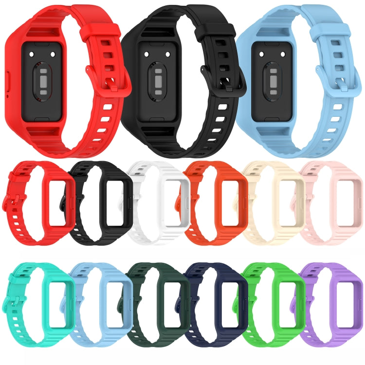 For Samsung Galaxy Fit 3 Integrated TPU Watch Band(Sky Blue) - Watch Bands by PMC TechLife | Online Shopping South Africa | PMC TechLife