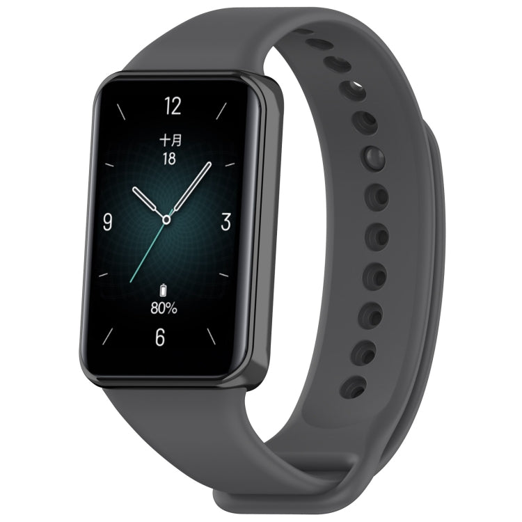 For Honor Band 9 Solid Color TPU Watch Band(Dark Gray) - free shipping - PMC TechLife - Order now!