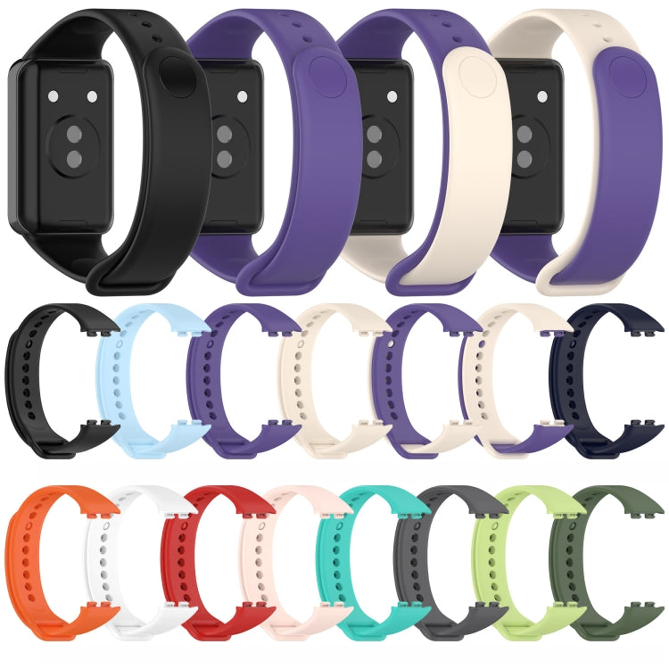 For Honor Band 9 Solid Color TPU Watch Band(Purple+Starlight) - free shipping - PMC TechLife - Order now!