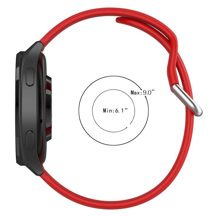 For Xiaomi Watch 2 Solid Color Metal Silver Buckle Silicone Watch Band, Size: L(Cyan) - free shipping - PMC TechLife - Order now!