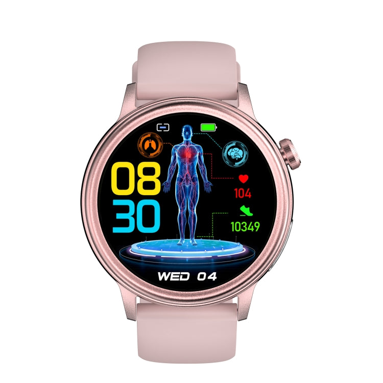 ET470 1.39 inch Color Screen Smart Watch Silicone Strap, Support Bluetooth Call / ECG(Pink) - free shipping - PMC TechLife - Order now!