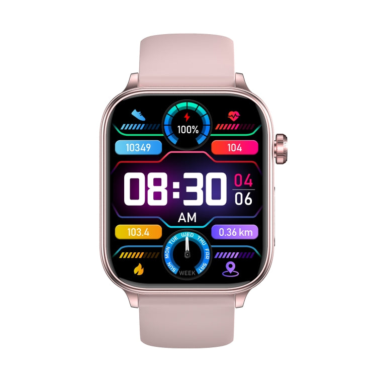 ET570 1.96 inch Color Screen Smart Watch Silicone Strap, Support Bluetooth Call / ECG(Pink) - Smart Watches by PMC TechLife | Online Shopping South Africa | PMC TechLife