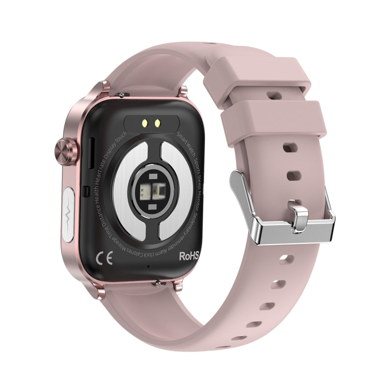 ET570 1.96 inch Color Screen Smart Watch Silicone Strap, Support Bluetooth Call / ECG(Pink) - Smart Watches by PMC TechLife | Online Shopping South Africa | PMC TechLife