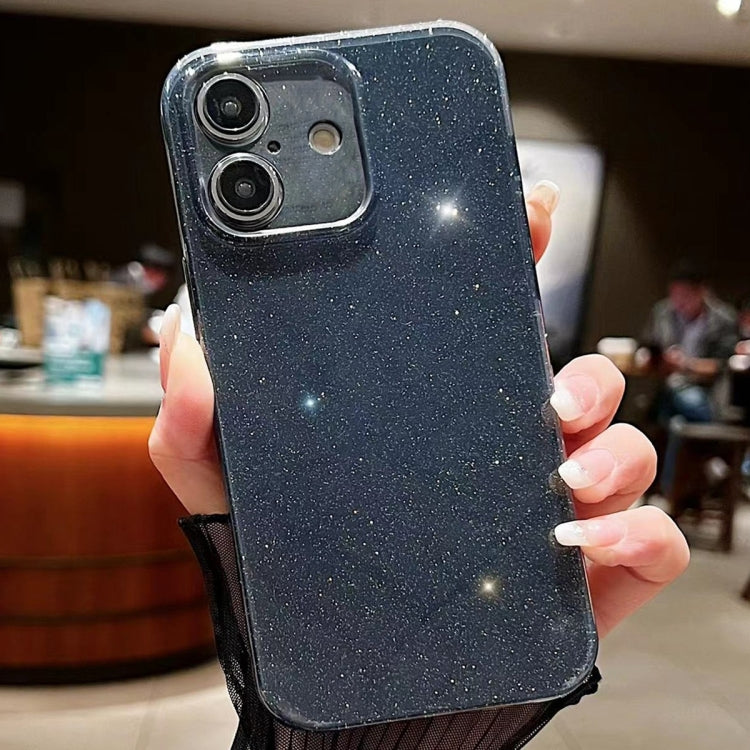 For iPhone 16 Plus Jelly Glitter Solid Color TPU Phone Case(Black) - iPhone 16 Plus Cases by PMC TechLife | Online Shopping South Africa | PMC TechLife | Buy Now Pay Later Mobicred