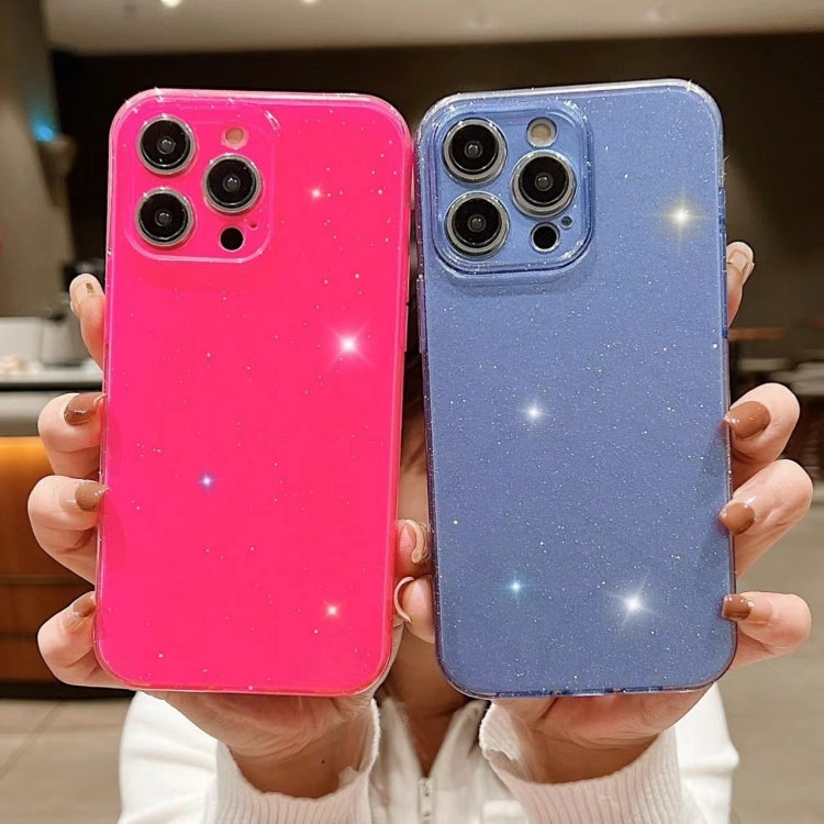 For iPhone 16 Pro Jelly Glitter Solid Color TPU Phone Case(Pink) - iPhone 16 Pro Cases by PMC TechLife | Online Shopping South Africa | PMC TechLife | Buy Now Pay Later Mobicred
