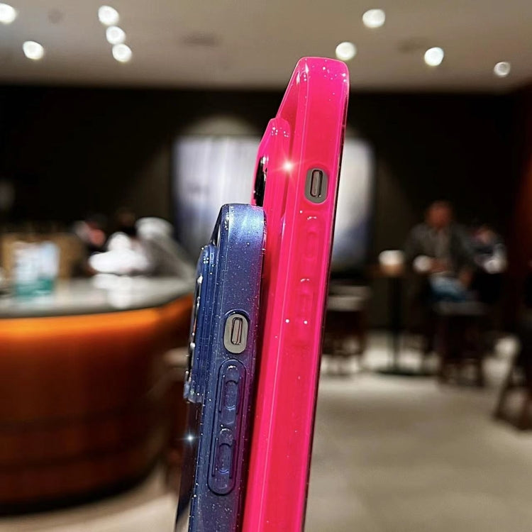 For iPhone 16 Plus Jelly Glitter Solid Color TPU Phone Case(Purple) - iPhone 16 Plus Cases by PMC TechLife | Online Shopping South Africa | PMC TechLife | Buy Now Pay Later Mobicred