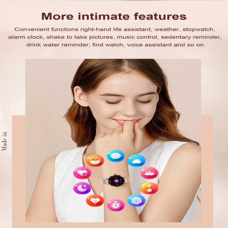 NX7 Pro 1.19 inch Color Screen Smart Watch, Support Heart Rate / Blood Pressure / Blood Oxygen Monitoring(Gold) - Smart Watches by PMC TechLife | Online Shopping South Africa | PMC TechLife | Buy Now Pay Later Mobicred