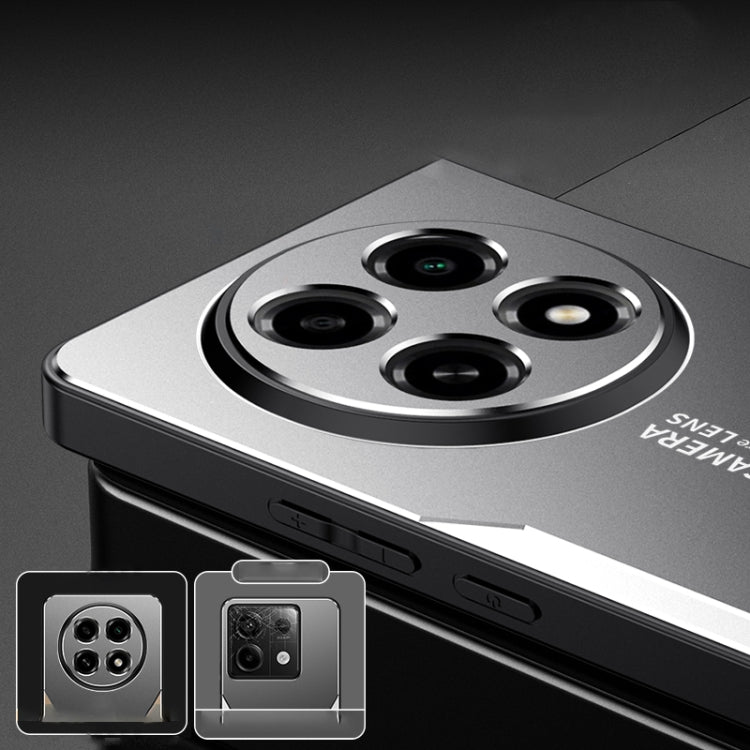 For OPPO A2 Pro Blade Series TPU Hybrid Metal Phone Case(Red) - OPPO Cases by PMC TechLife | Online Shopping South Africa | PMC TechLife | Buy Now Pay Later Mobicred