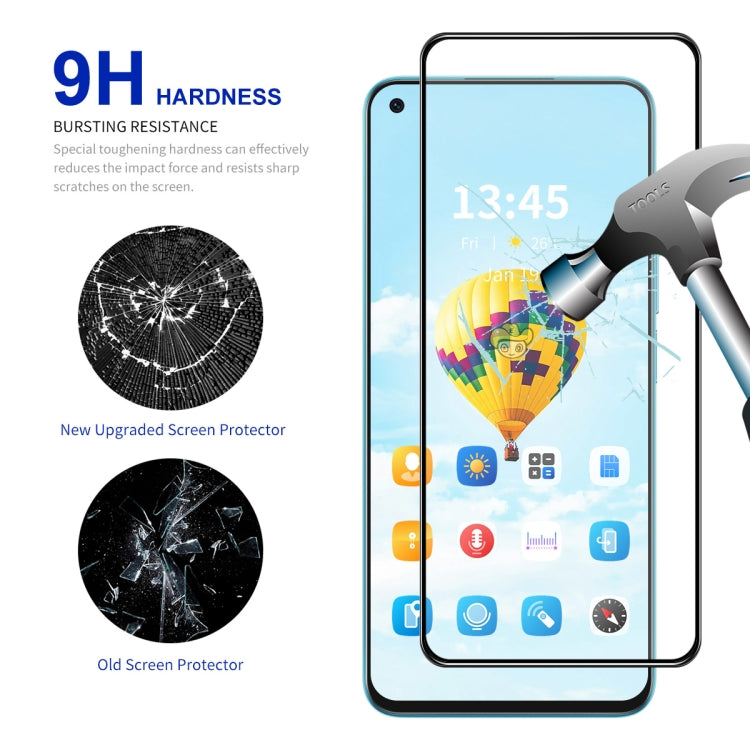 For OPPO K10x 2pcs ENKAY Full Glue High Aluminum-silicon Tempered Glass Film - OPPO Tempered Glass by ENKAY | Online Shopping South Africa | PMC TechLife | Buy Now Pay Later Mobicred