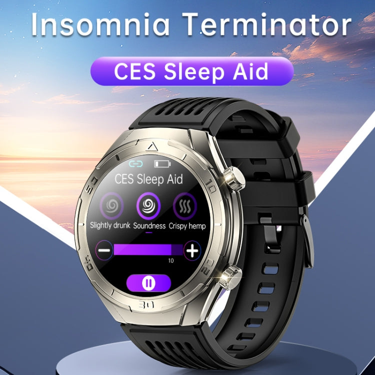 FD02 1.46 inch Color Screen Smart Watch, Support CES Sleep Aid / ECG Detection(Black) - Smart Watches by PMC TechLife | Online Shopping South Africa | PMC TechLife