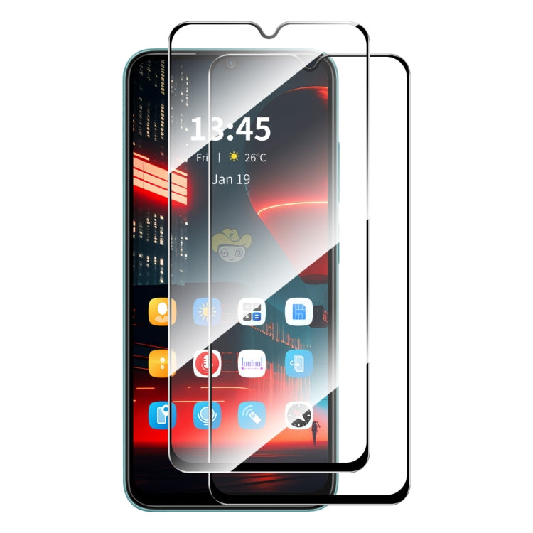 For Tecno Spark 10 / 10 5G 2pcs ENKAY Full Glue High Aluminum-silicon Tempered Glass Film - free shipping - PMC TechLife - Order now!