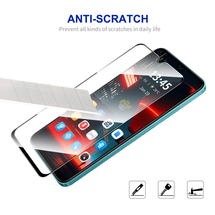 For Tecno Spark 9 5pcs ENKAY Full Glue High Aluminum-silicon Tempered Glass Film - Tecno Tempered Glass by ENKAY | Online Shopping South Africa | PMC TechLife | Buy Now Pay Later Mobicred