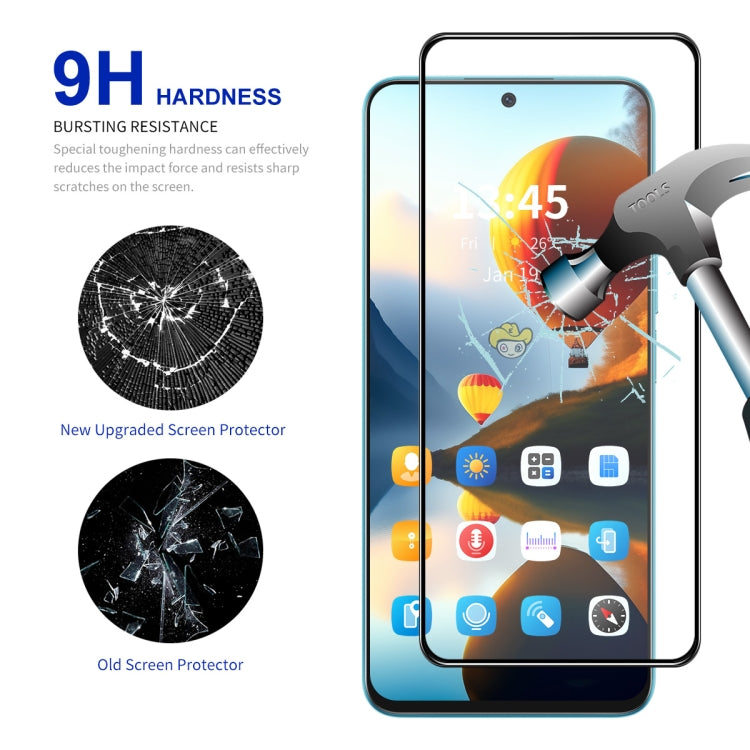 For Tecno Spark 20 Pro 10pcs ENKAY Full Glue High Aluminum-silicon Tempered Glass Film - Tecno Tempered Glass by ENKAY | Online Shopping South Africa | PMC TechLife | Buy Now Pay Later Mobicred