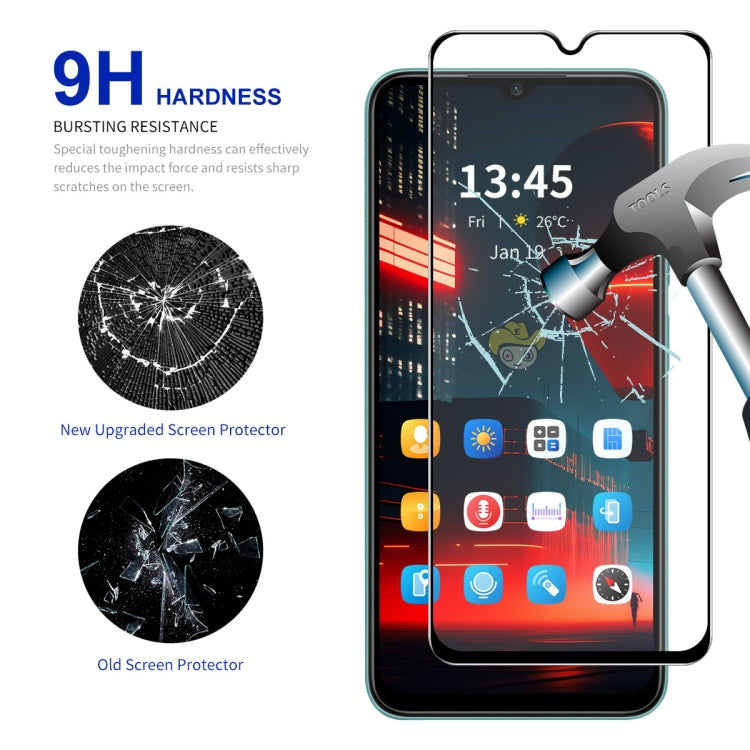 For Tecno Spark 10 / 10 5G 10pcs ENKAY Full Glue High Aluminum-silicon Tempered Glass Film - Tecno Tempered Glass by ENKAY | Online Shopping South Africa | PMC TechLife | Buy Now Pay Later Mobicred