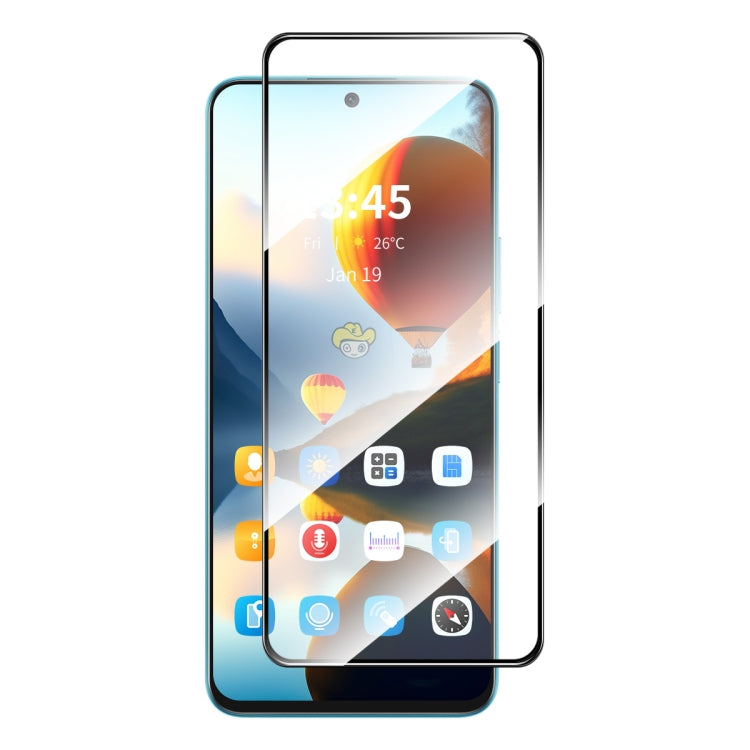 For Realme 12+ 5G ENKAY Full Glue High Aluminum-silicon Tempered Glass Film - Realme Tempered Glass by ENKAY | Online Shopping South Africa | PMC TechLife | Buy Now Pay Later Mobicred