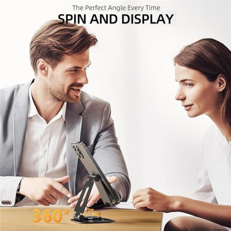 AS007-XS Adjustable Aluminum Alloy Desktop Phone Stand(Black) - Stand by PMC TechLife | Online Shopping South Africa | PMC TechLife | Buy Now Pay Later Mobicred