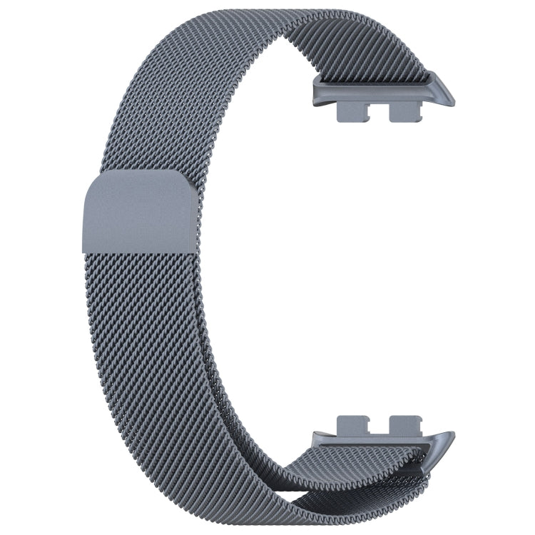 For Honor Band 9 Milan Magnetic Steel Mesh Watch Band(Gray) - Watch Bands by PMC TechLife | Online Shopping South Africa | PMC TechLife