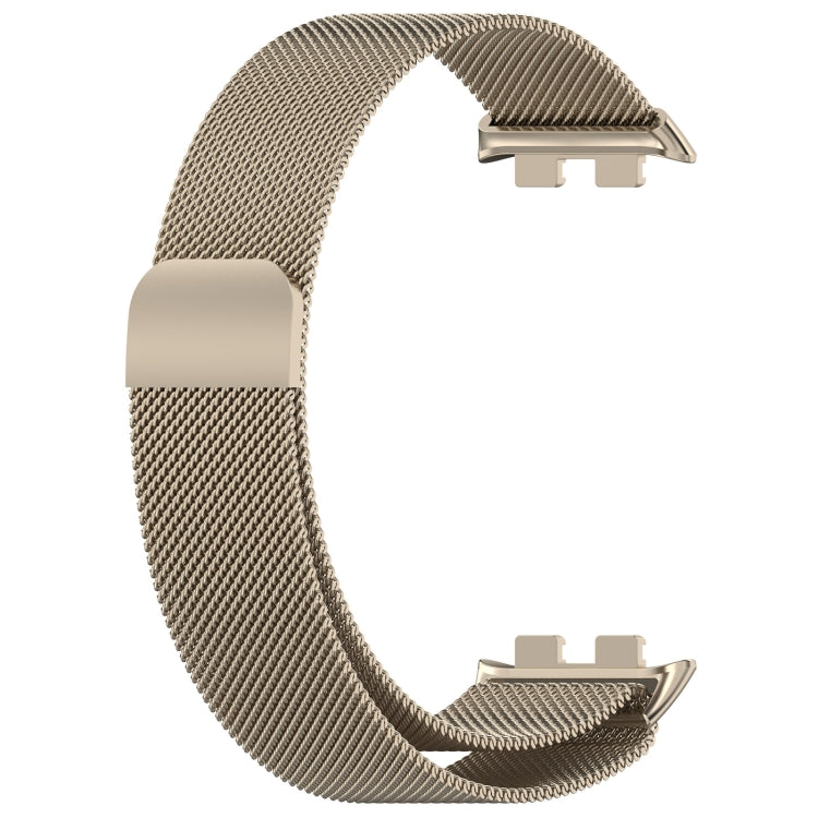 For Honor Band 9 Milan Magnetic Steel Mesh Watch Band(Starlight) - Watch Bands by PMC TechLife | Online Shopping South Africa | PMC TechLife