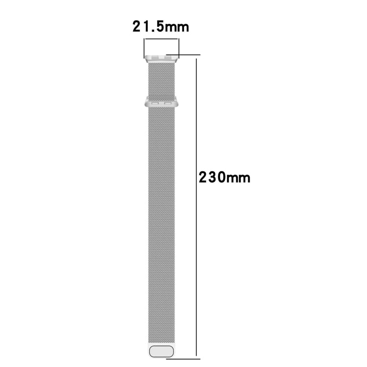 For Honor Band 9 Milan Magnetic Steel Mesh Watch Band(Gray) - Watch Bands by PMC TechLife | Online Shopping South Africa | PMC TechLife
