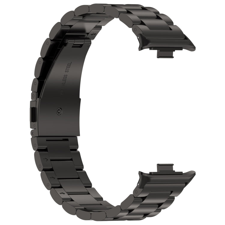 For Redmi Watch 4 / Watch 5 Three Bead Stainless Steel Metal Watch Band(Black) - free shipping - PMC TechLife - Order now!