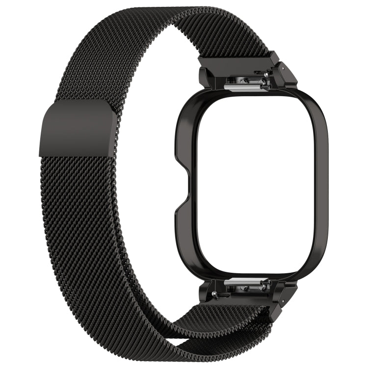 For CMF Watch Pro D395 Metal Frame + Milanese Integrated Magnetic Watch Band(Black) - Watch Bands by PMC TechLife | Online Shopping South Africa | PMC TechLife