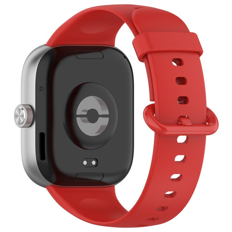 For Xiaomi  Mi Band 8 Pro Solid Color Colorful Buckle Silicone Watch Band(Red) - Watch Bands by PMC TechLife | Online Shopping South Africa | PMC TechLife