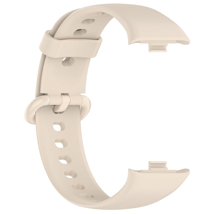 For Xiaomi  Mi Band 8 Pro Solid Color Colorful Buckle Silicone Watch Band(Ivory White) - Watch Bands by PMC TechLife | Online Shopping South Africa | PMC TechLife