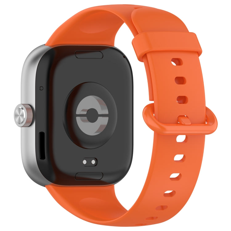 For Xiaomi  Mi Band 8 Pro Solid Color Colorful Buckle Silicone Watch Band(Orange) - Watch Bands by PMC TechLife | Online Shopping South Africa | PMC TechLife
