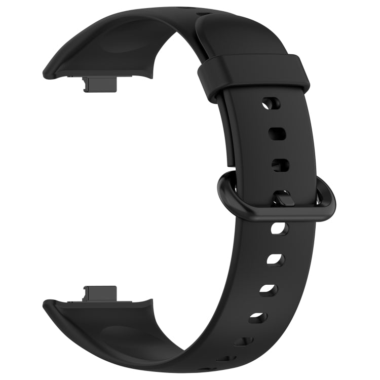 For Xiaomi Smart Band 9 Pro / 8 Pro Solid Color Colorful Buckle Silicone Watch Band(Black) - free shipping - PMC TechLife - Order now!